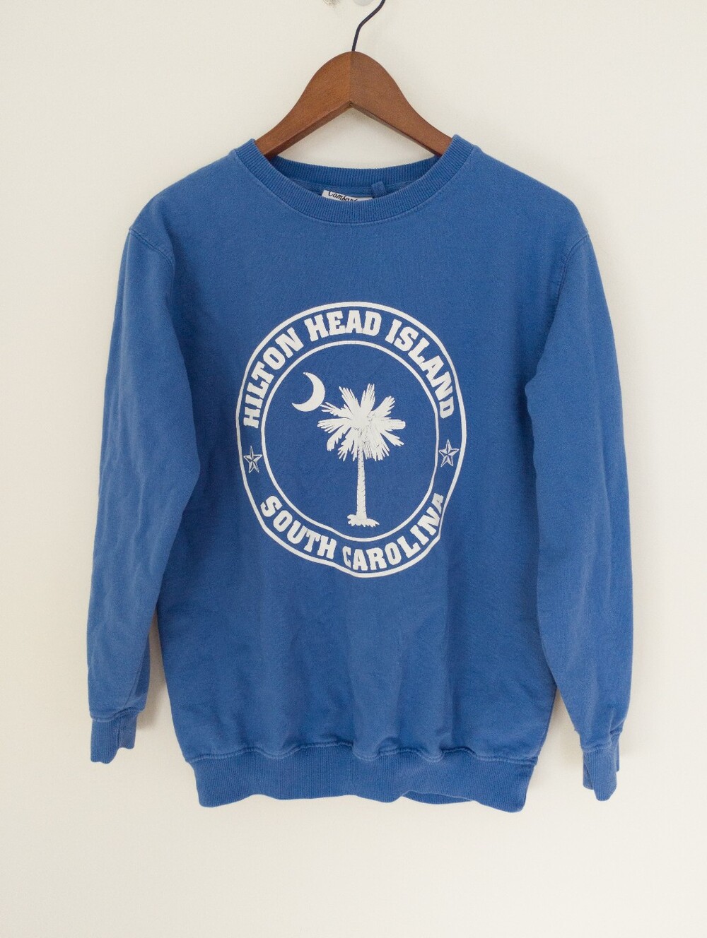 Comforterx Hilton Head Island South Carolina Crewneck Sweatshirt Blue Small